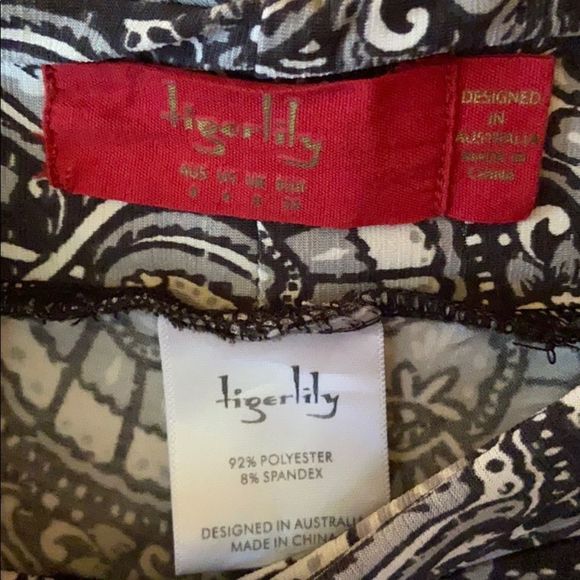 Tigerlily wide leg boho pants - Picture 4 of 6